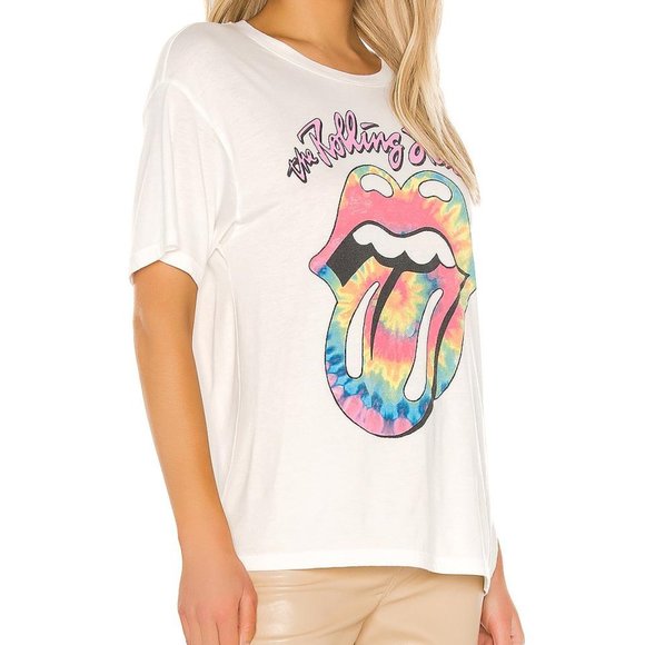 Tie Dye Tongue Tee Shirt 